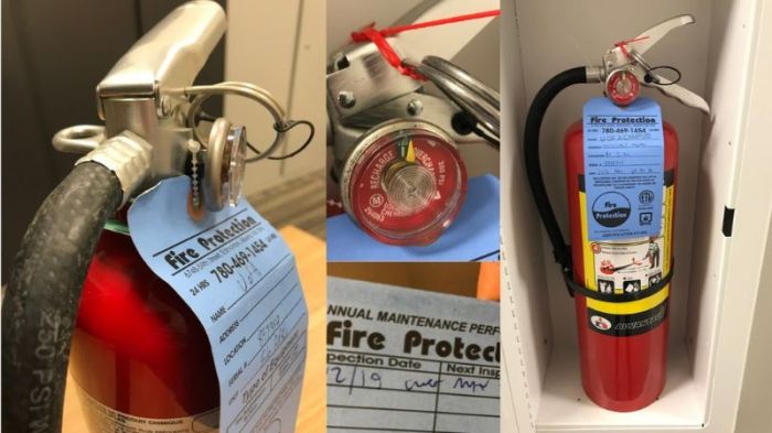 Fire extinguisher inspection osha