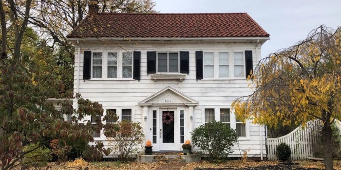 Regatta blue siding