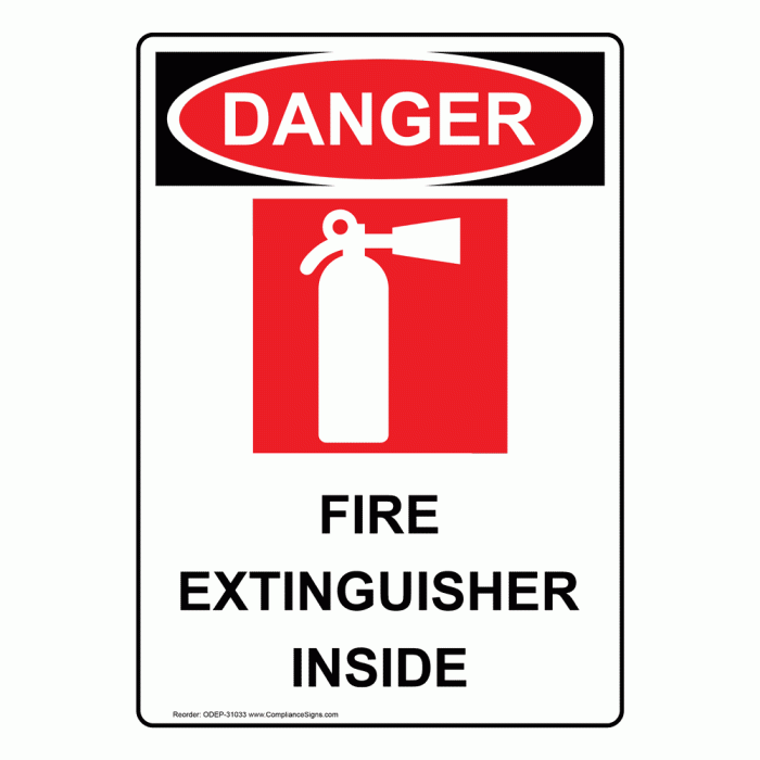 Osha extinguisher odep modify